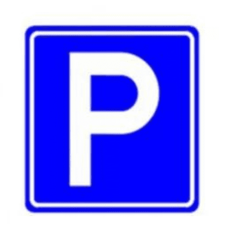 Parkeerbord zonder onderbord